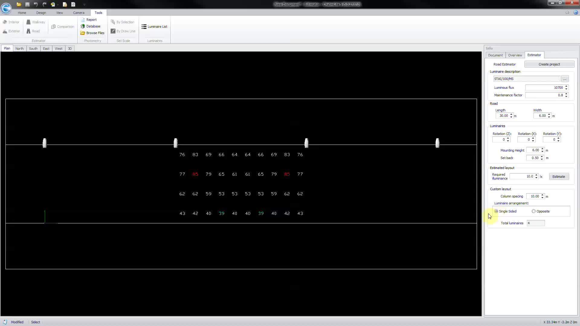 Chalmit Killark Victor V5 Lighting Software-Estimators Road