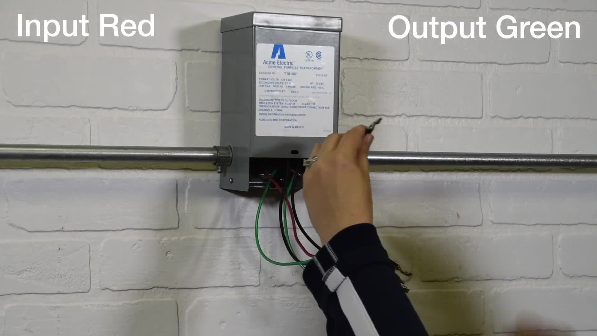 Acme Electric Single Phase Buck Boost Wiring Demo- Catalog Figure I
