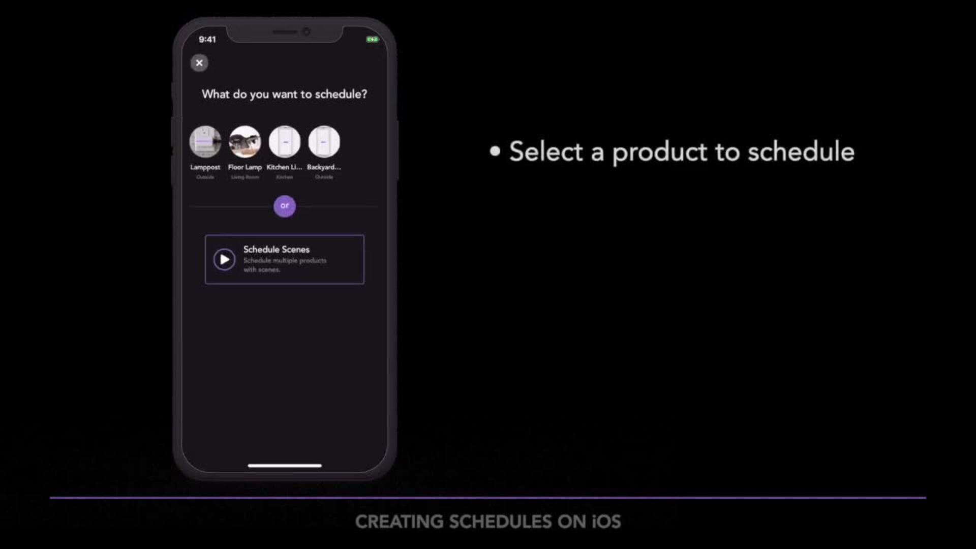 iDevices Tutorial Creating Schedules in the iDevices Connected App (iOS)