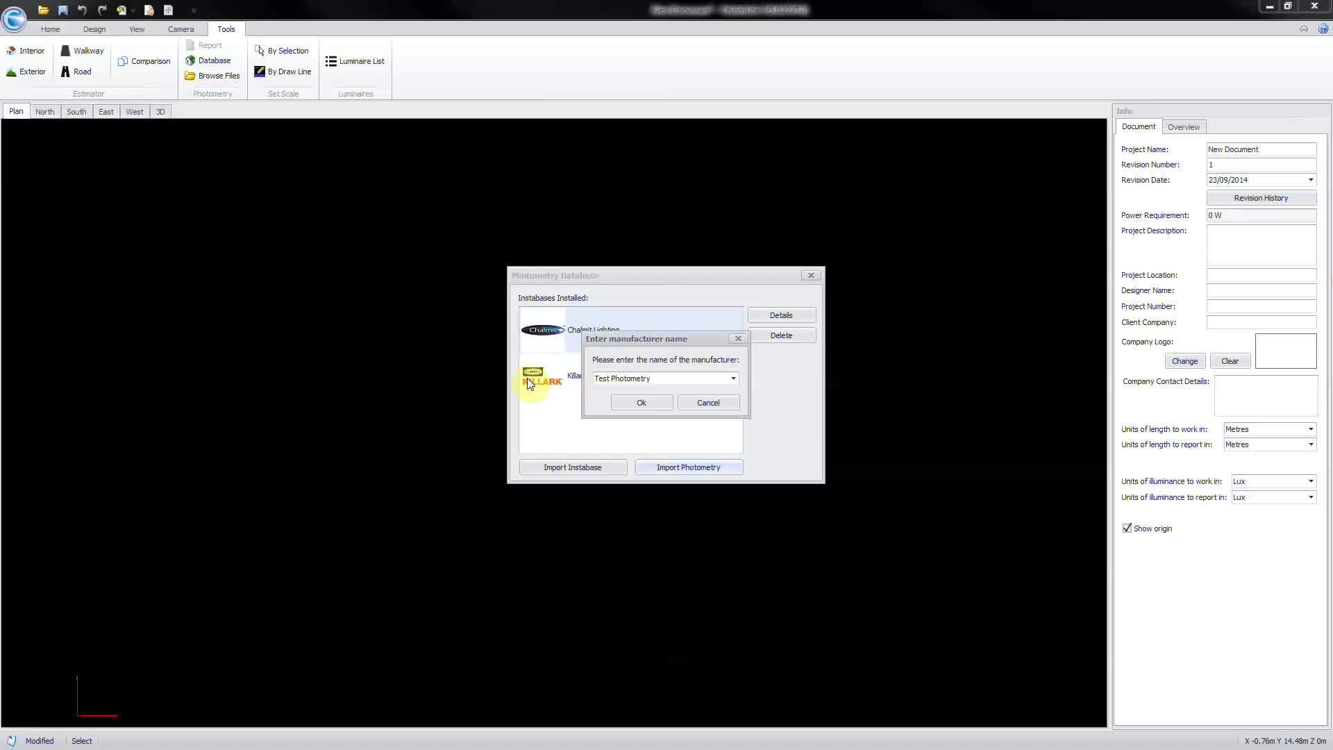 Chalmit Killark Victor V5 Lighting Software-Importing Photometry