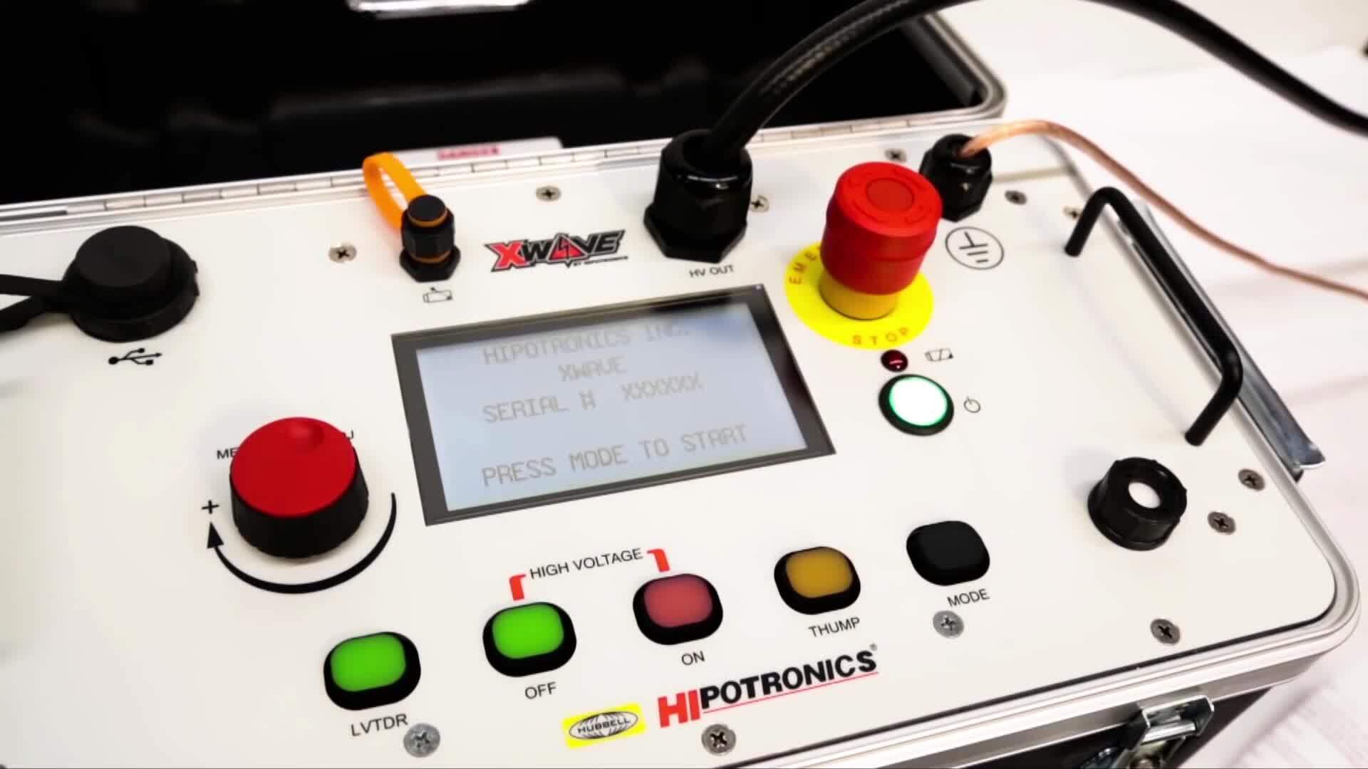 Hipotronics X-WAVE Cable Fault Locator  Product Demo