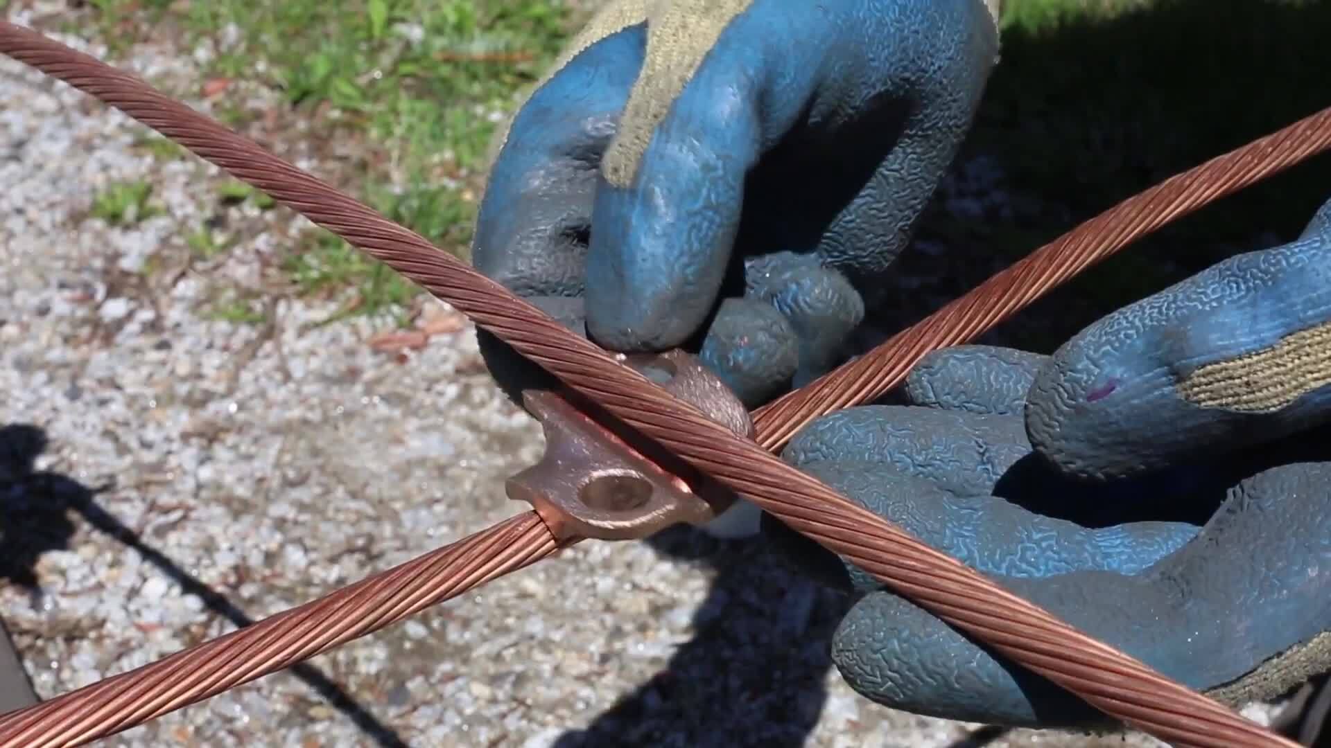 BURNDY GX Mechanical Grounding Clamp Installation