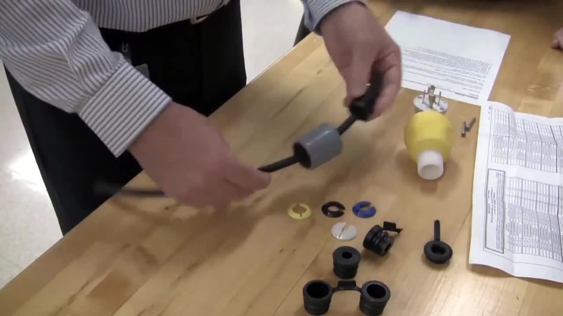 WDK Watertight Strain Relief Demo