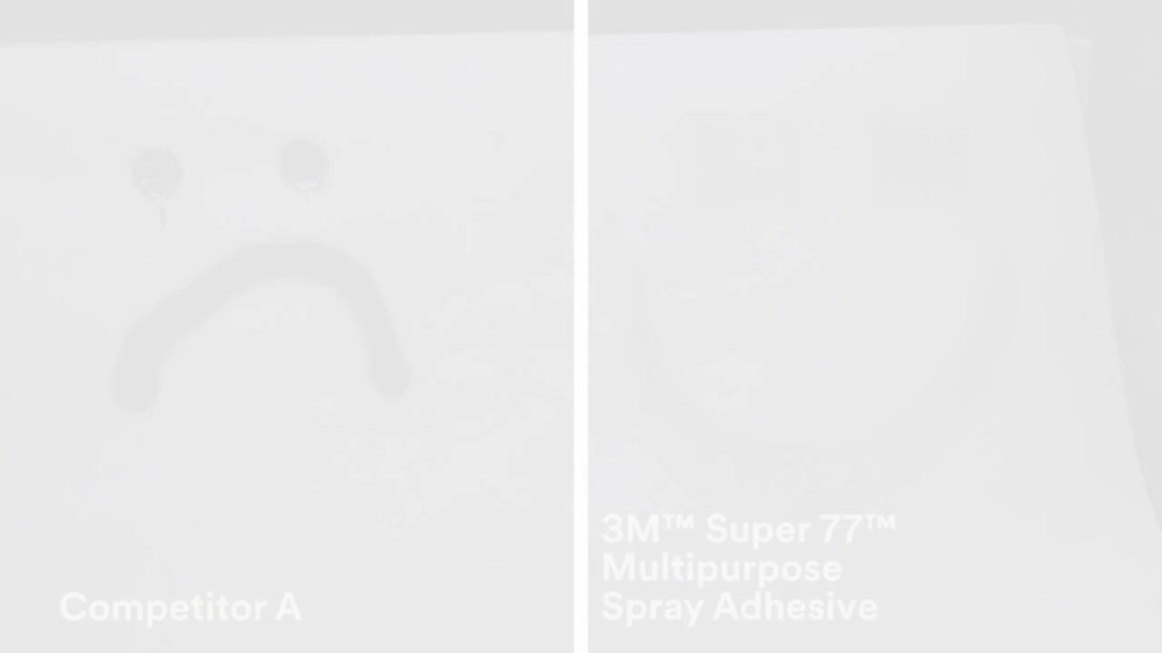 3M™ Super 77™ Multipurpose Spray Adhesive, Clear, 16 fl oz Can (Net Wt  13.44 oz) - The Binding Source