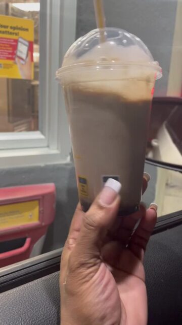 Chocolate shake from McDonald's