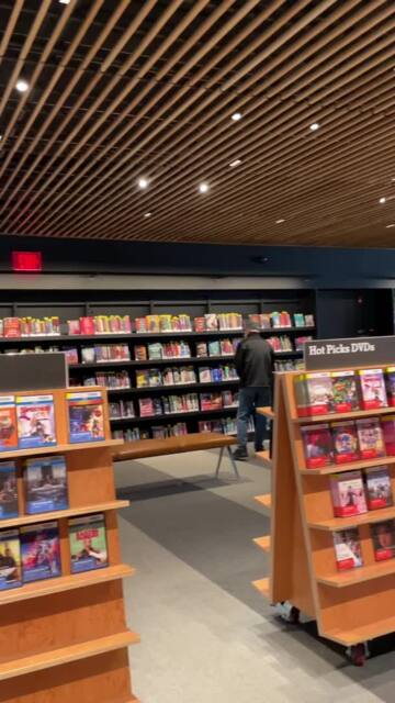 Photo of Skokie Public Library - Skokie, IL, US. It looks like a bookstore in here!