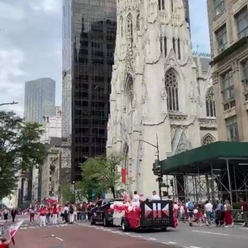 Photo of St. Patrick's Cathedral - New York, NY, US. Polish Pride at the 83rd Pulaski Day Parade