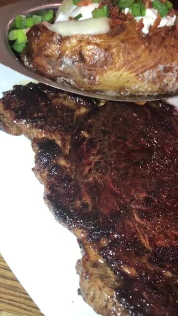 Video of the  Delmonico steak