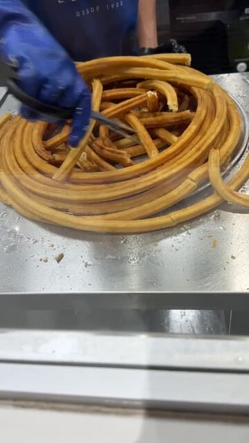 Giant churros at Northgate Market