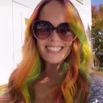 Rainbow hair by Olivia at Rooted  LOVE IT