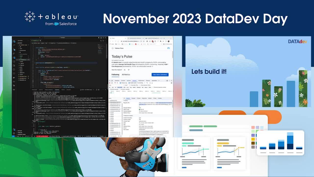 Video thumbnail for 2023 Nov DataDev Day -  Tableau Pulse APIs - Session 5