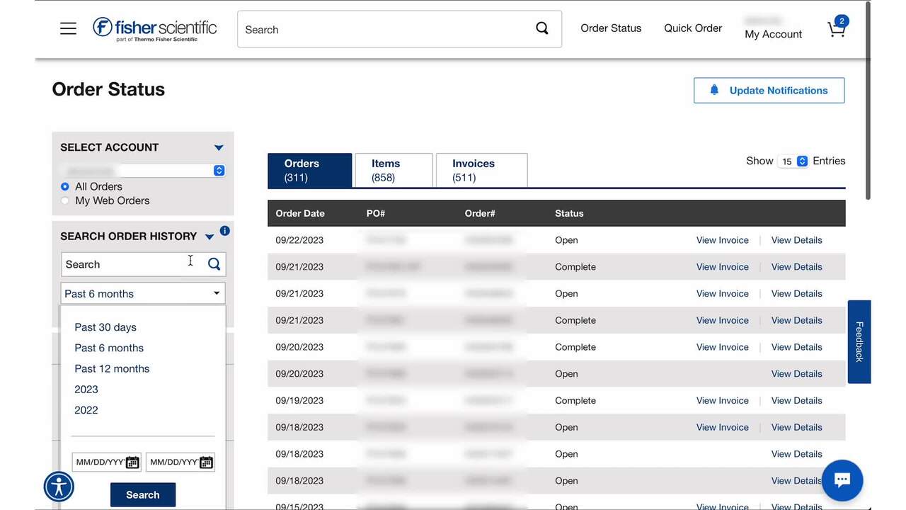 Order status details on your home and order history pages – Snapfish Help