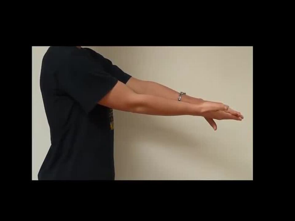 Étirement du poignet en flexion