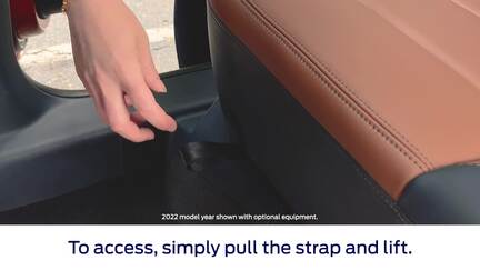 Using UNDER-SEAT Storage