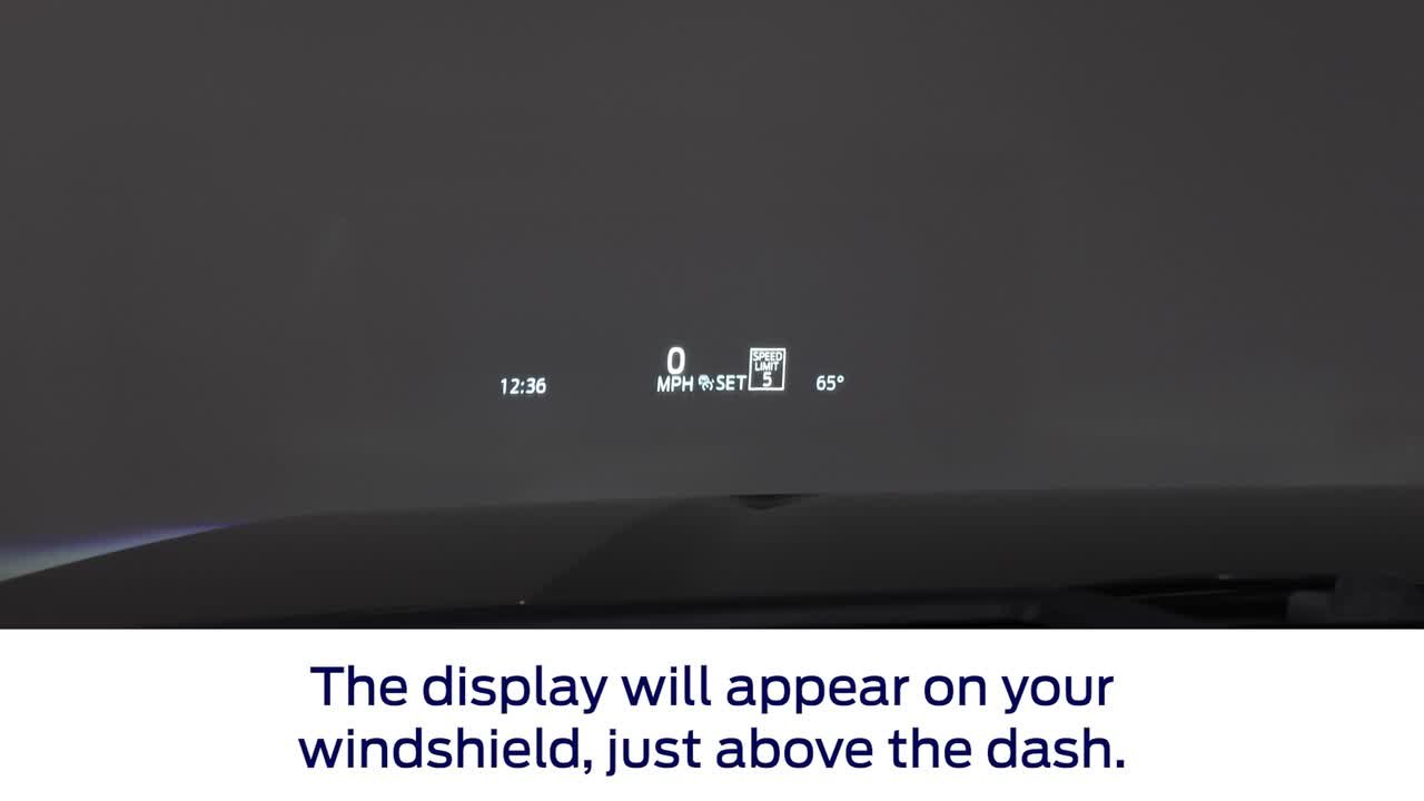 How To Use The HEAD-UP Display In The Ford Super DUTY® Truck