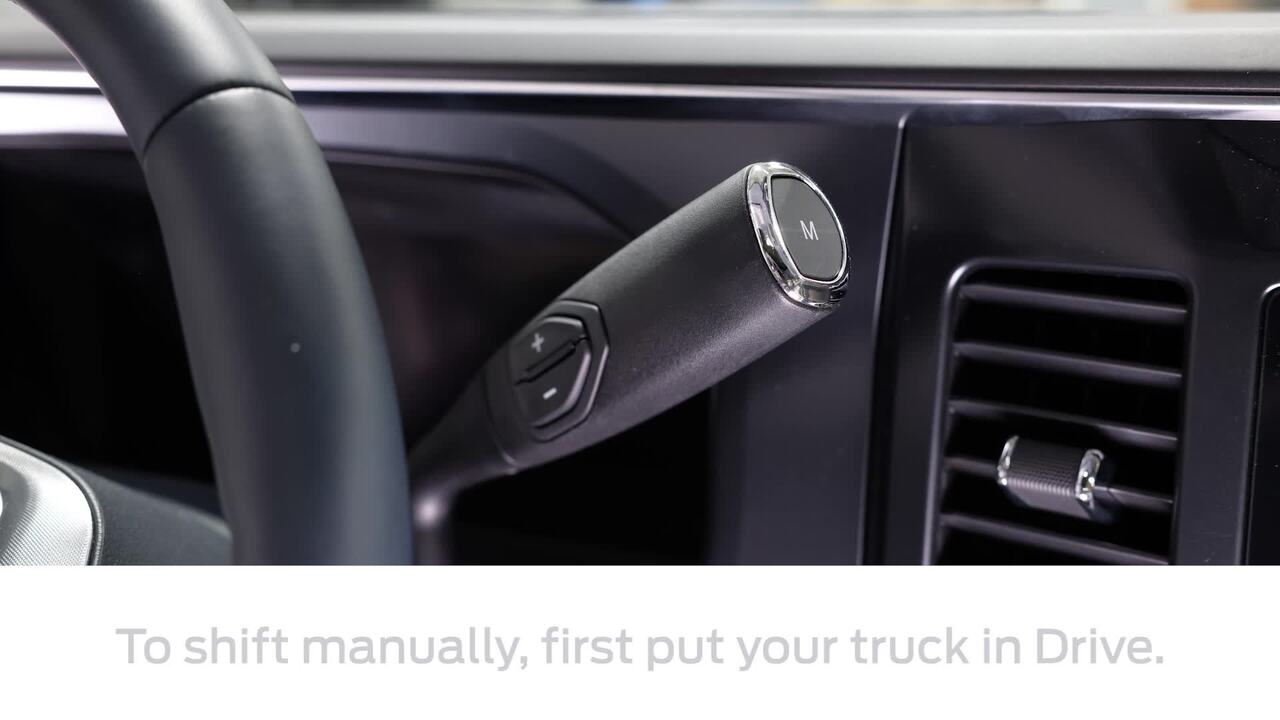 How To Manually Shift Gears On The Ford Super DUTY® Truck
