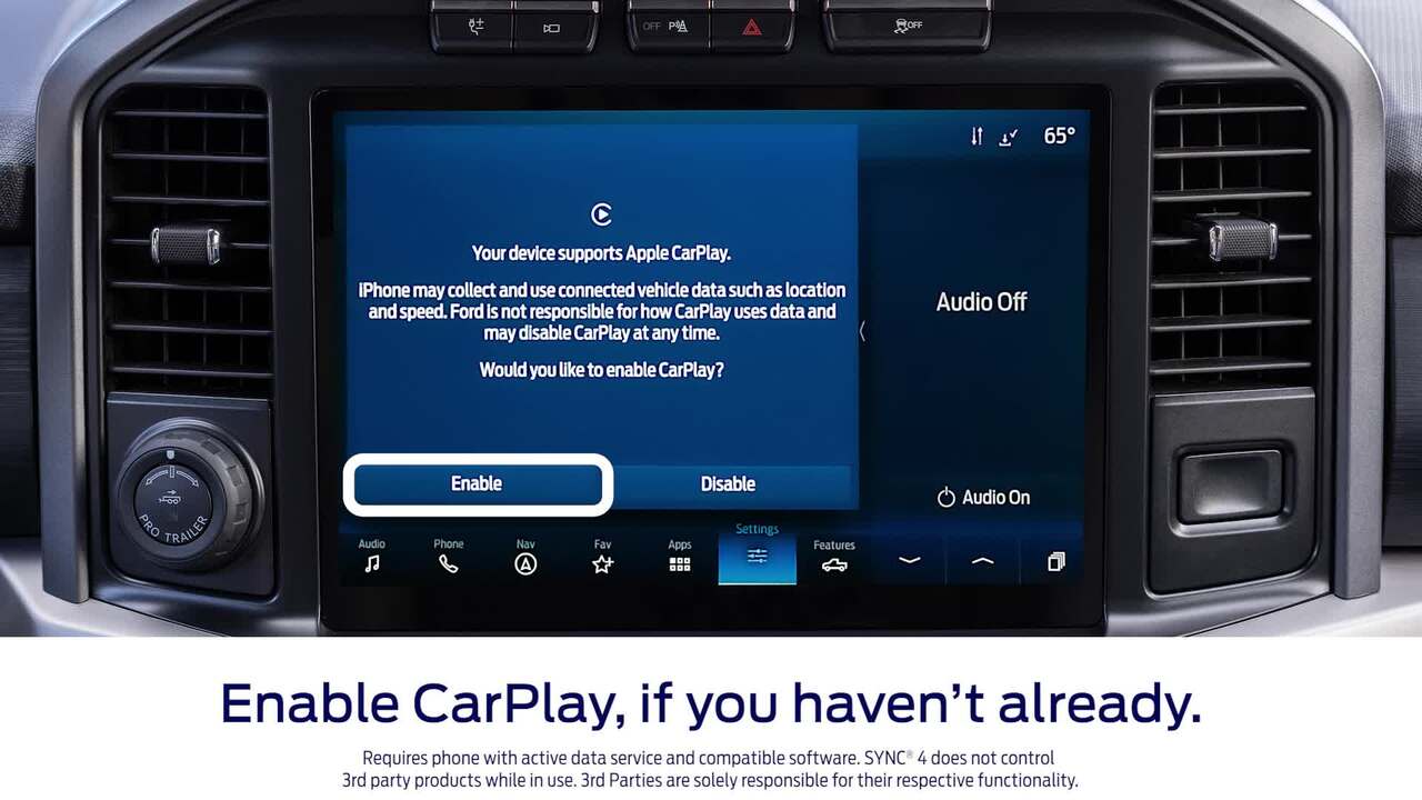 Connecting To Apple CARPLAY® By Usb For SYNC® 4 & Sync 4a