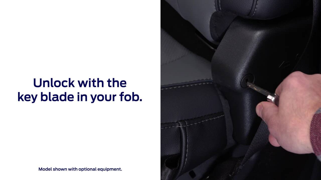 Locking Rear Seat Storage
