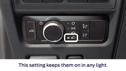 F-150 Lightning Headlamp Controls