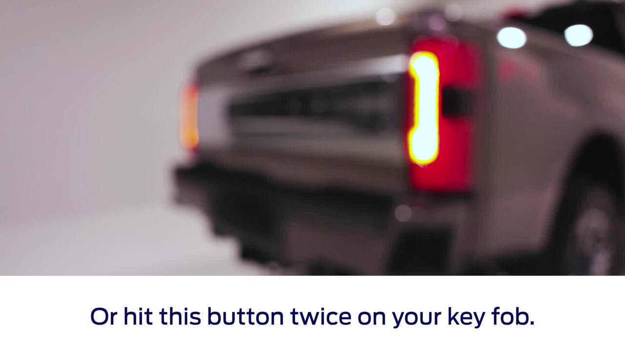 How To Use The Power Down Tailgate On The Ford Super DUTY® Truck