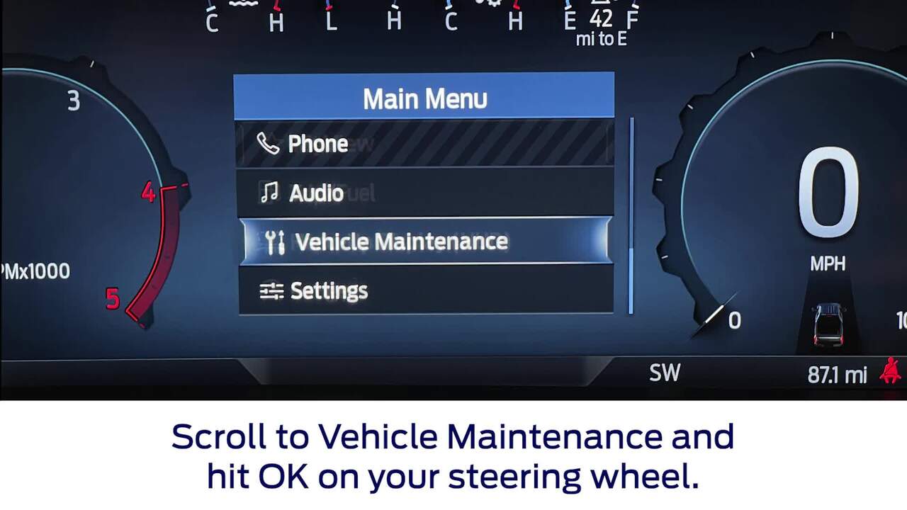 HOW TO CHECK YOUR VEHICLE’S OIL LIFE 