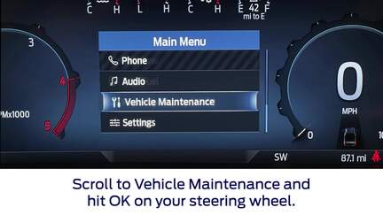 How To Check Your VEHICLE’S Oil Life 