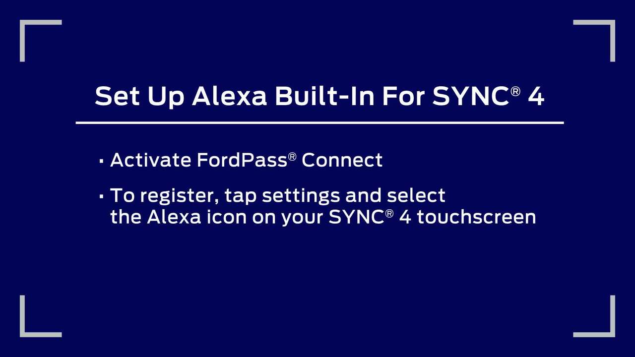 Ford + Alexa (Built-In)