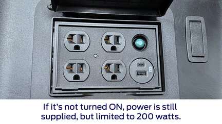 Using Your Mega Power Frunk Power