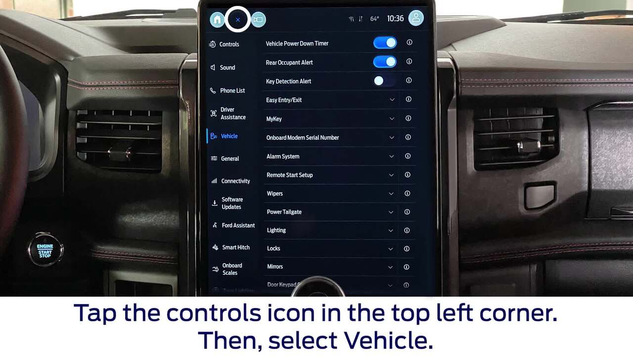 Setting Climate Controls During Remote Start