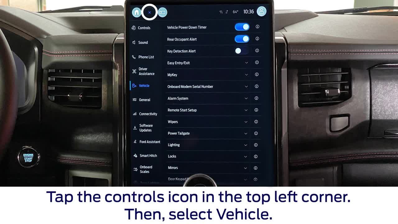 Setting Climate Controls During Remote Start