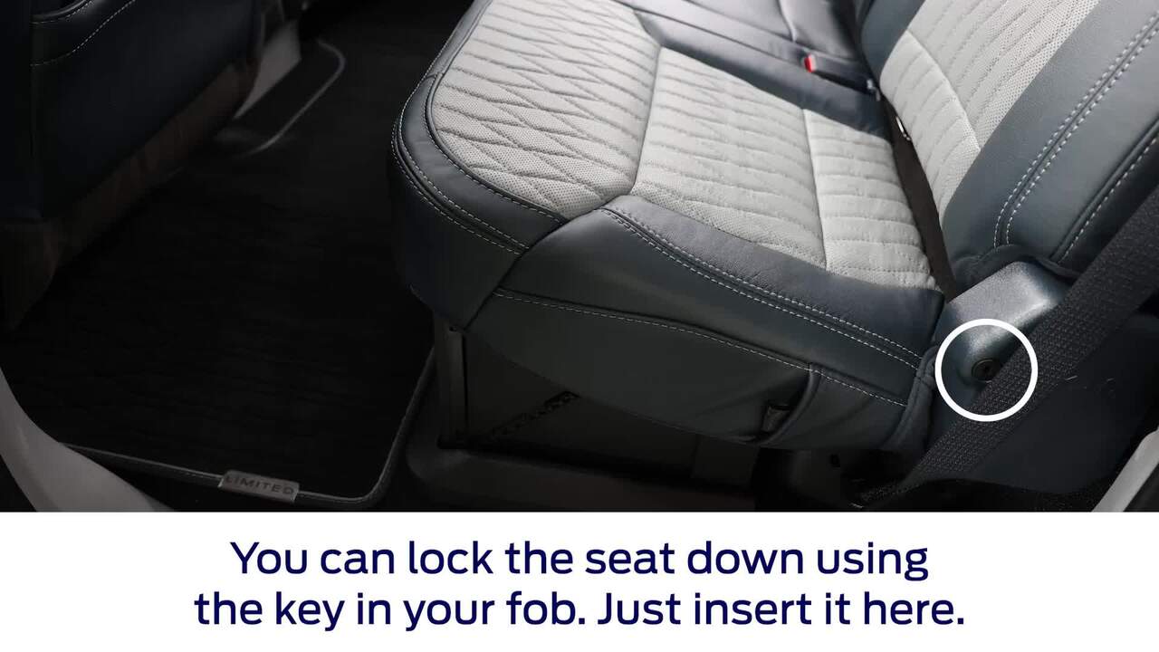 Underseat Storage In The Ford Super DUTY® Truck