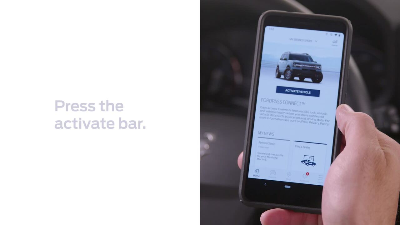 Add Your Bronco™ Sport To The FORDPASS™ App