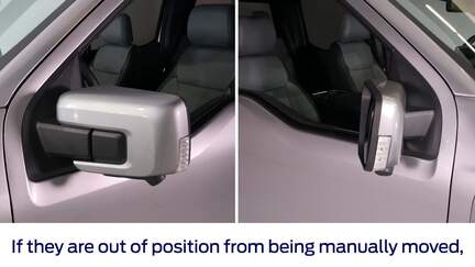 How To Operate The POWER-FOLDING Mirrors