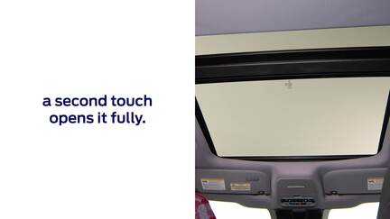 Opening And Closing The Moonroof