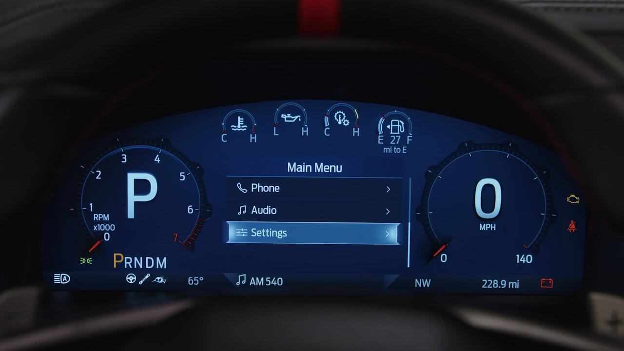 Bronco Raptor 12" Gauge Cluster With Performance View