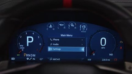 Bronco Raptor 12" Gauge Cluster With Performance View