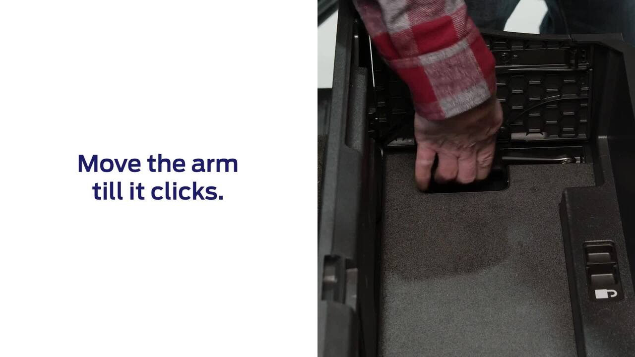 Folding Rear Seat Storage Box