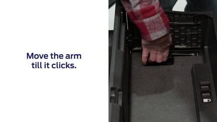 Folding Rear Seat Storage Box