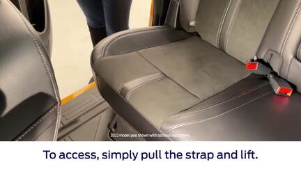Using UNDER-SEAT Storage 