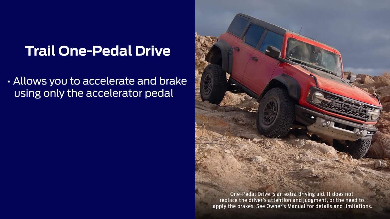 Bronco Raptor Trail Features