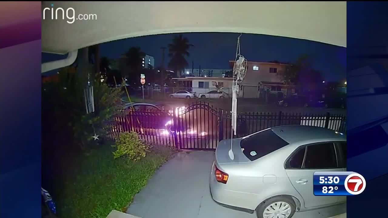 Car vandalism caught on camera - WSVN 7News, Miami News, Weather, Sports