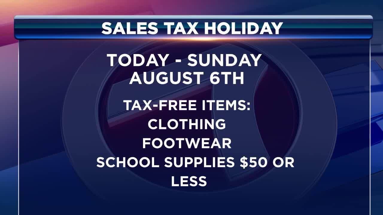 Florida Sales Tax Holiday on Qualifying Purchases of School