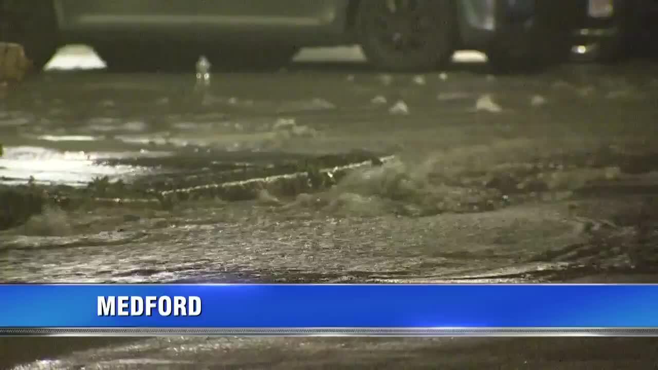 Crews Repairing Water Main Break In Medford Boston News Weather Sports Whdh 7news Crews Repairing Water Main Break In Medford Boston News Weather Sports Whdh 7news