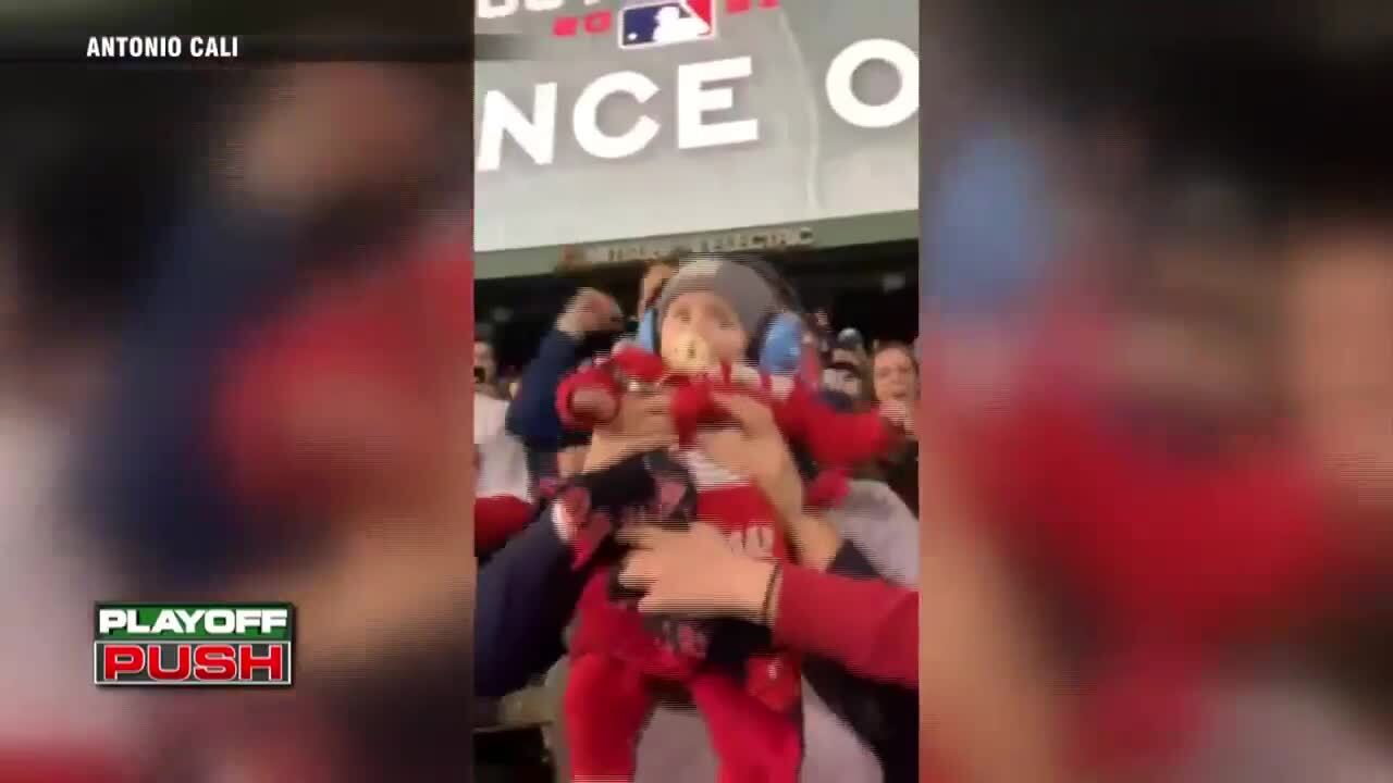 Fenway Baby': Tiny Red Sox fan goes viral during ALCS vs. Astros