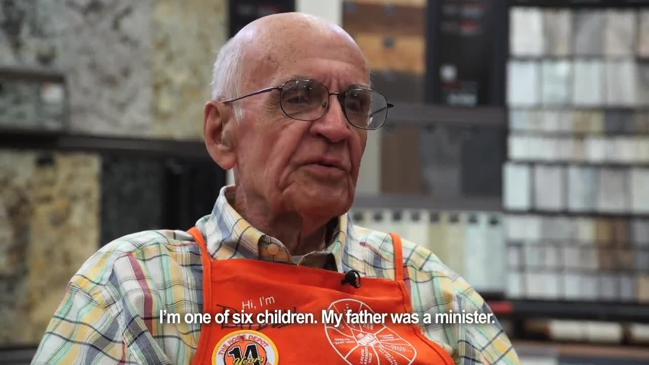 Home Depot's oldest employee, turning 91, tells CBC the secret to a long  life