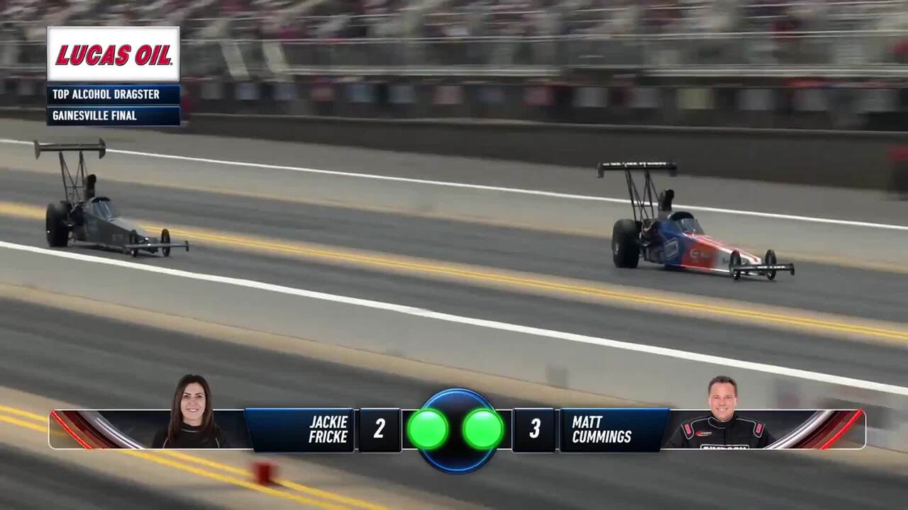 Amalie Motor Oil NHRA Gatornationals Top Alcohol Dragster winner