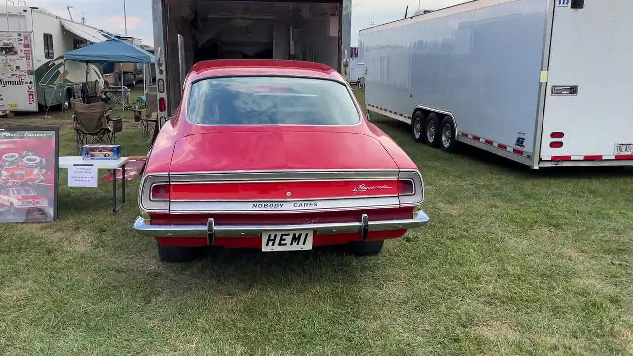 1968 Plymouth Hemi Barracuda prototype seen at the U.S.