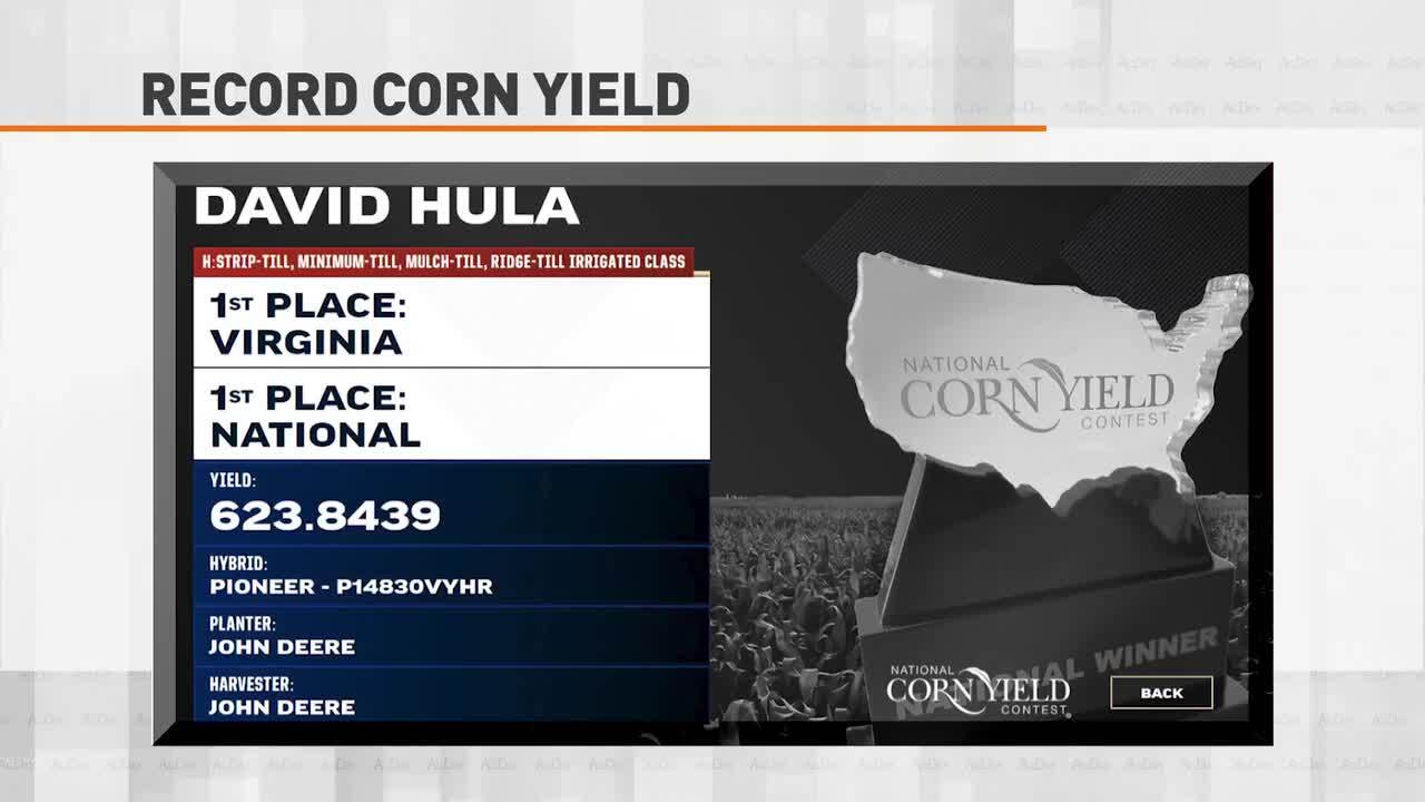 David Hula Hits New Record Corn Yield With 623 BPA, Thinks 900 BPA Is Possible