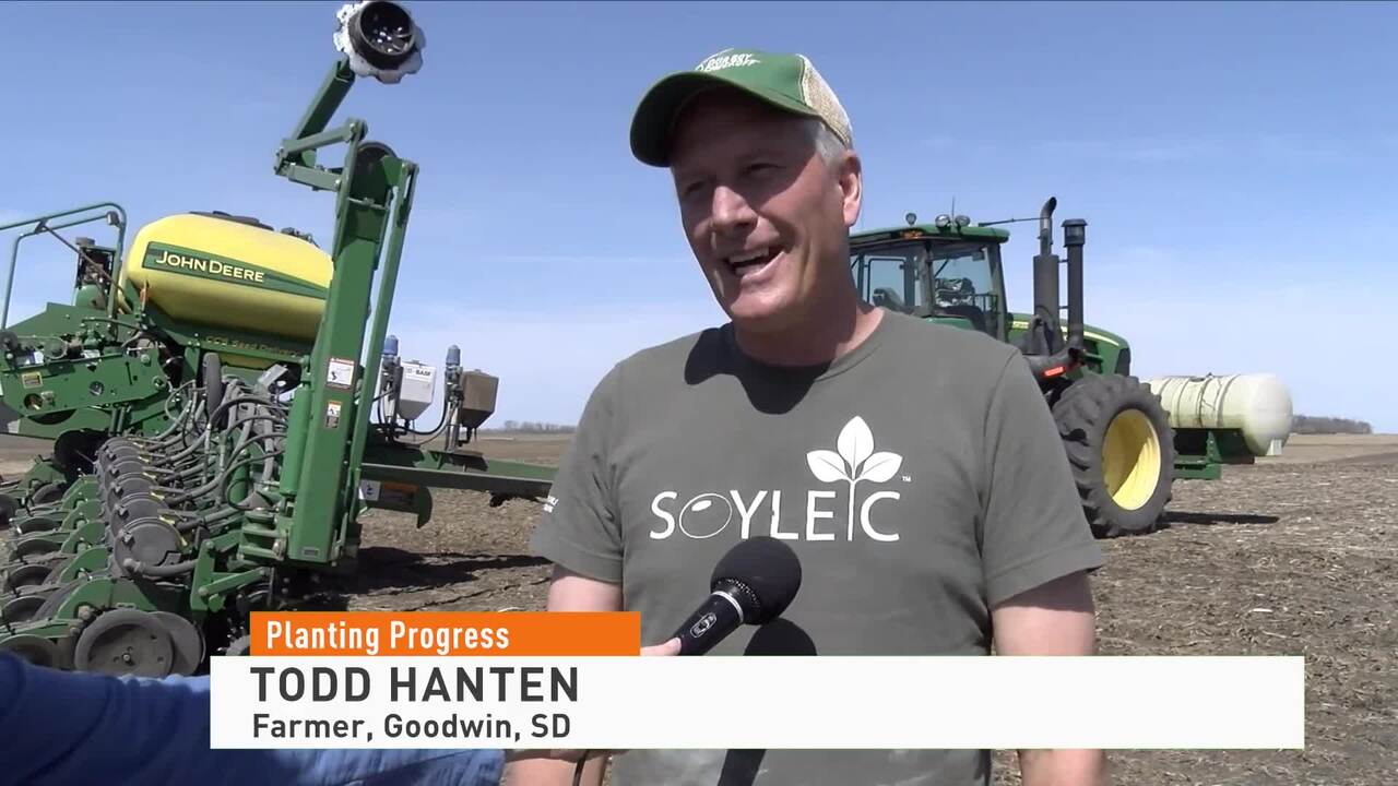 Planting in South Dakota Moves Ahead of Five Year Average: Surprise After Tough Winter