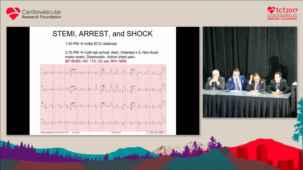 Case Introduction A Patient With Stemi Cardiogenic Shock And Cardiac Arrest How Should We Treat - 